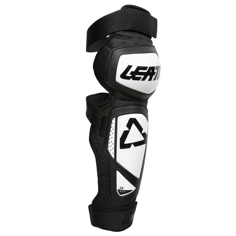 KNEE & SHIN GUARD 3.0 EXT WHT/BLK #XXL