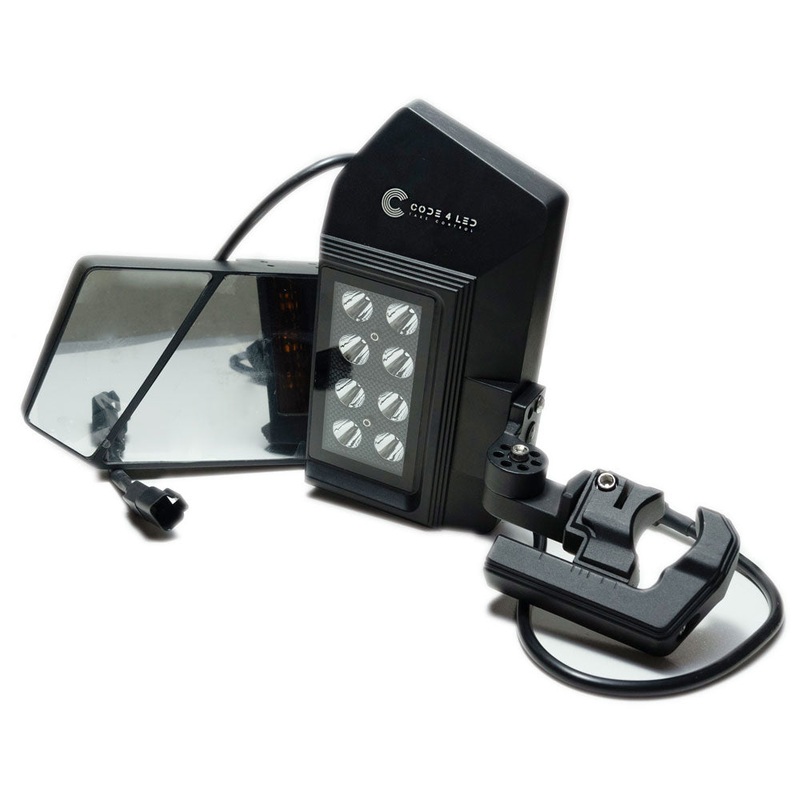 Code 4 LED Supply 4×8 Side x Side Mirror with Lights