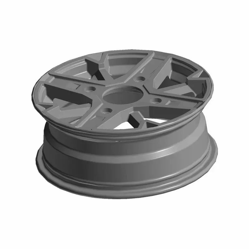 Front Wheel 14 x 5in, Matte Black