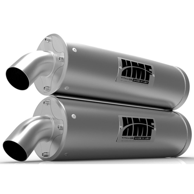 HMF Titan Blackout RZR S 1000/General Slip on Exhaust