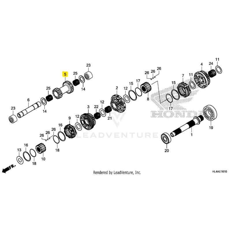 Honda OEM Reverse Idle Gear (16T/20T)