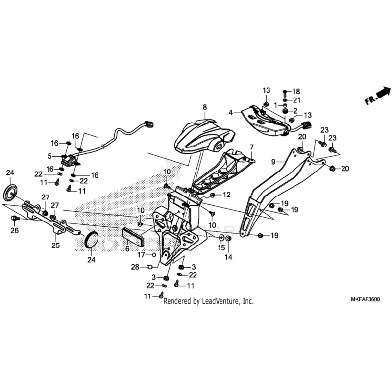 Honda OEM Taillight Unit for CBR1000RR