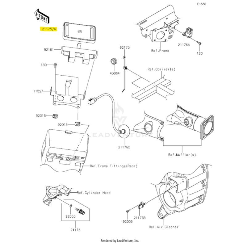 Kawasaki OEM Electronic Control Unit (ECU) CA