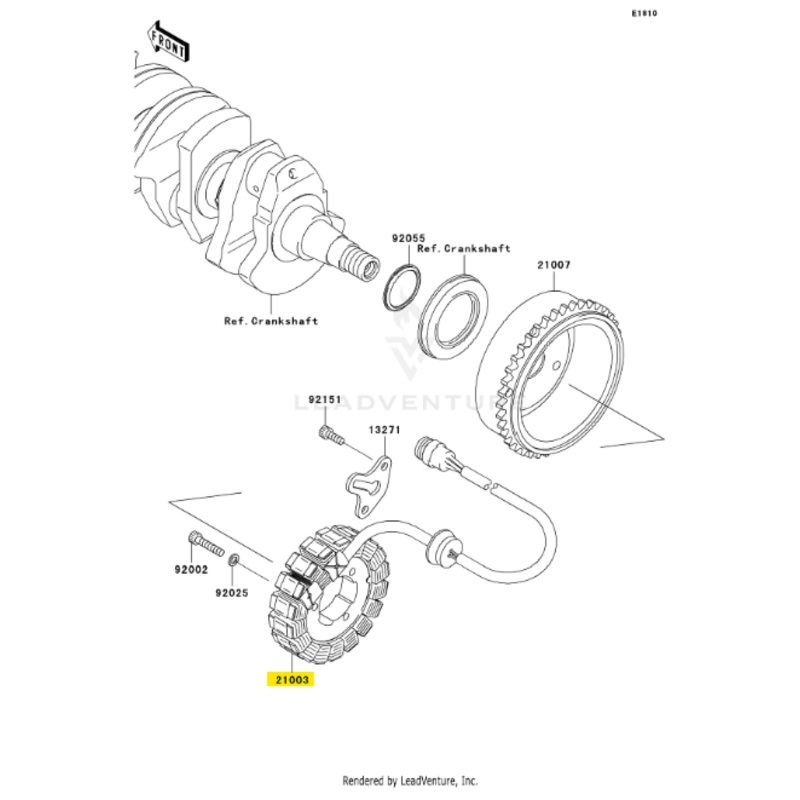 Kawasaki OEM Stator for Ultra Jetski