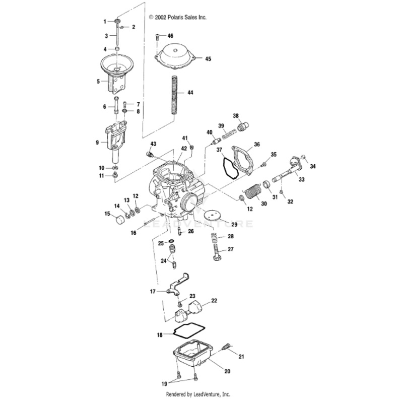 Polaris OEM Carburetor Assembly
