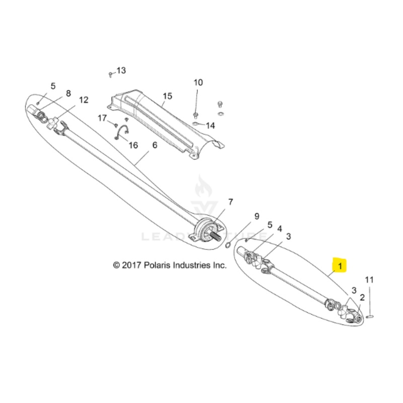 Polaris OEM Front Propshaft for General/RZR