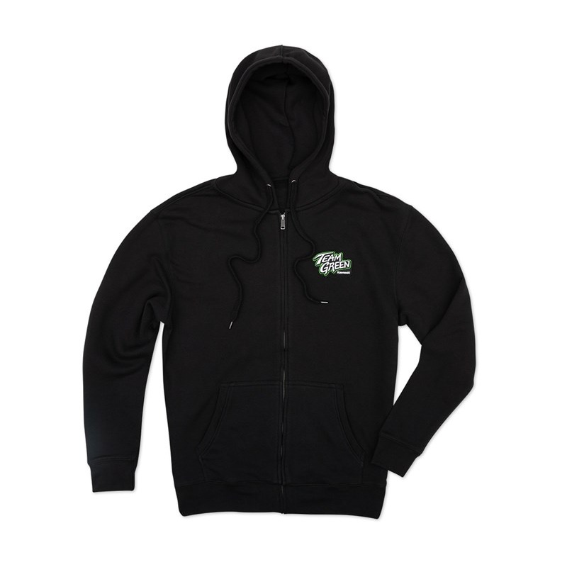 Kawasaki Team Green Zip Up Hoodie
