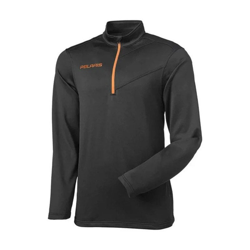 Polaris Orange Tech Quarter Zip Pullover Size Large