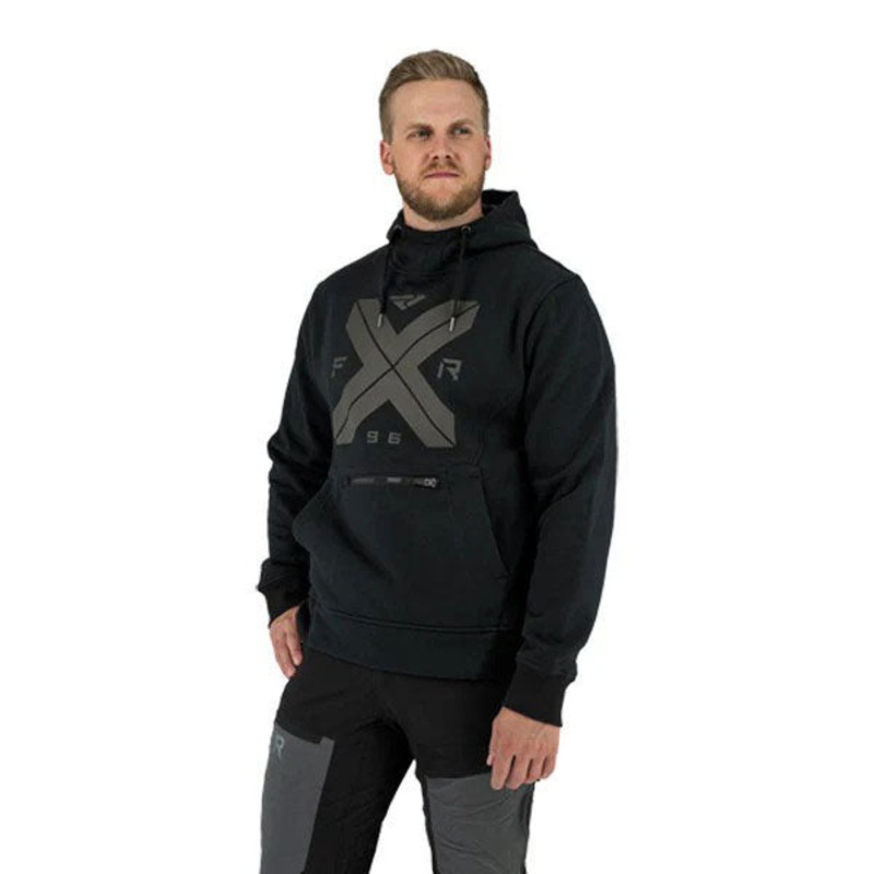 Fox Racing Authentic Hoodie|Black|Grey|L|XL