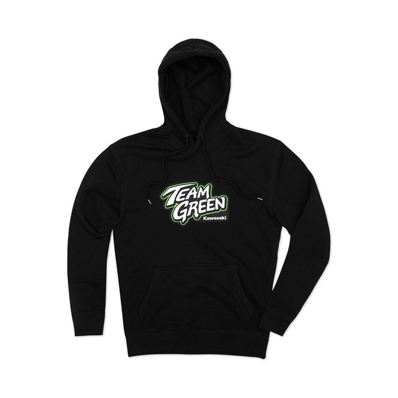 Kawasaki Team Green Pullover Hoodie Size XL