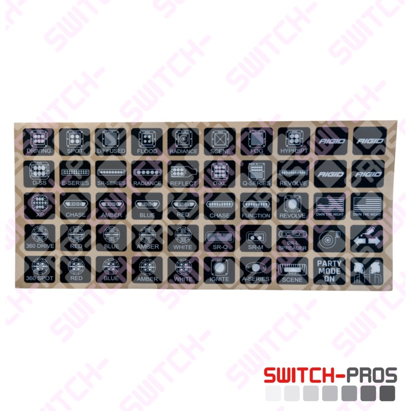 Switch Pros X Rigid Industries Switch Legends