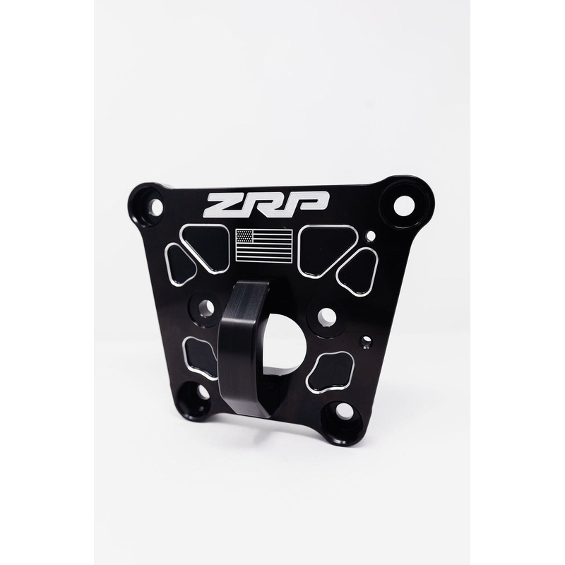 ZRP Turbo S Radius Rod Plate|Aluminum|Black|No|Black D-Ring|Red D-Ring|Aluminum D-Ring|Black Hitch|Aluminum Hitch