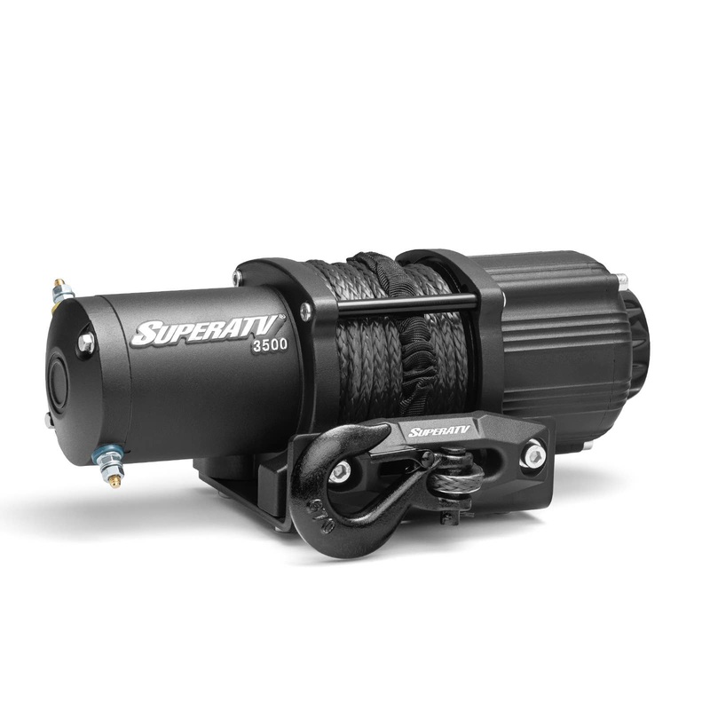 3500 Lb. Utv/Atv Winch (With Wireless Remote & Synthetic Rope)