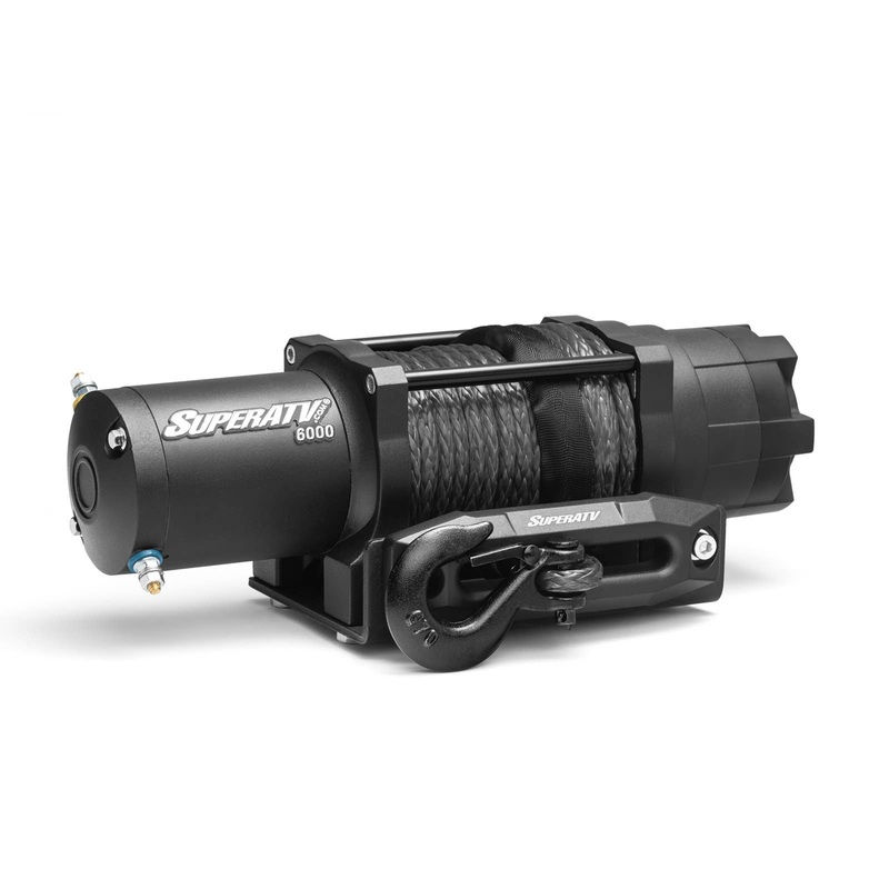 6000 LB. UTV/ATV Winch (With Wireless Remote & Synthetic Rope)