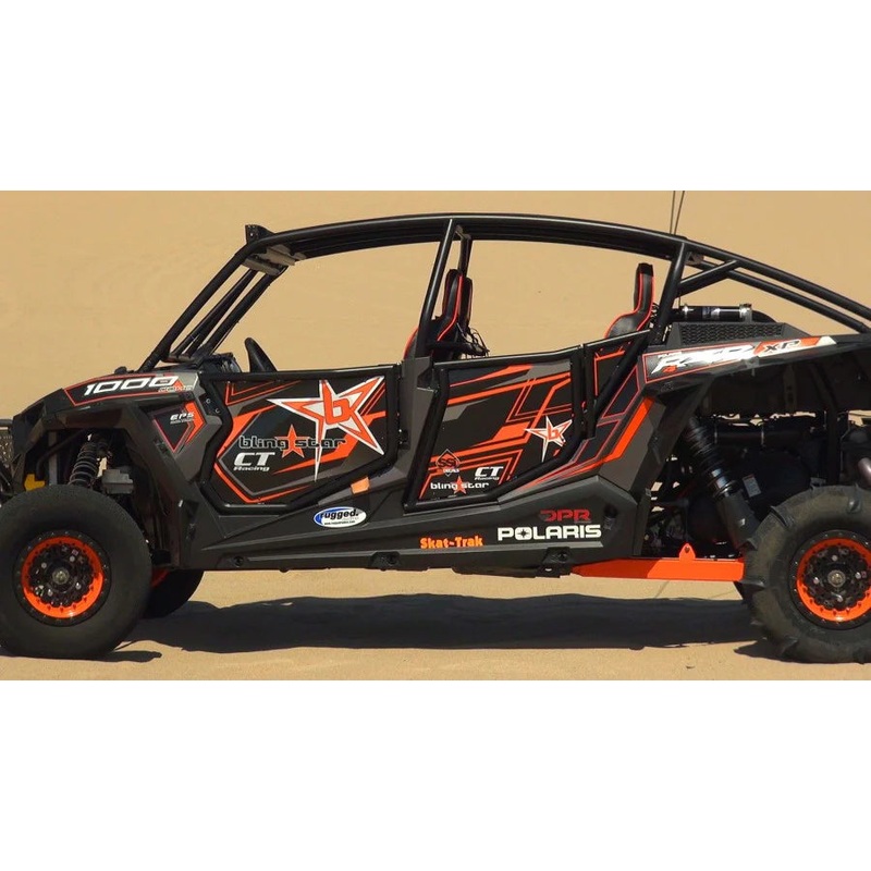 Dirt Specialties Blingstar Black Suicide Doors – 2014-20 Polaris RZR XP 4 1000