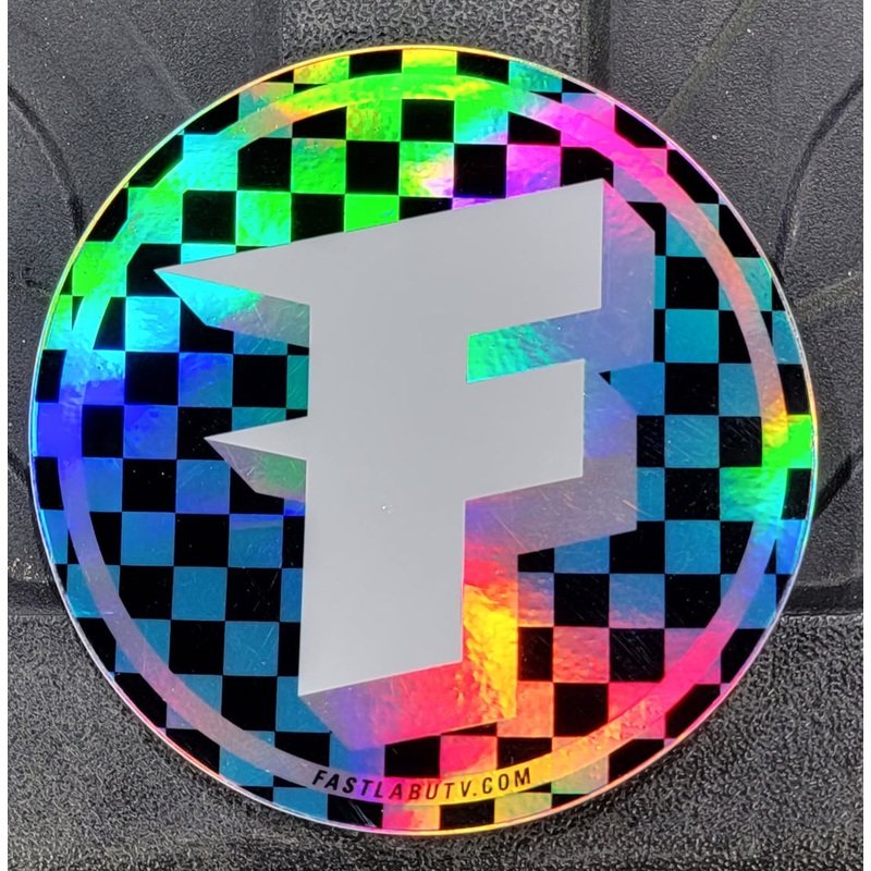 FastLab 5 Circle Holo Checkers Decal