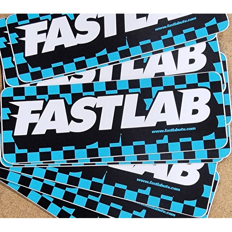 FastLab Checkers 5 X 1.75 Decal