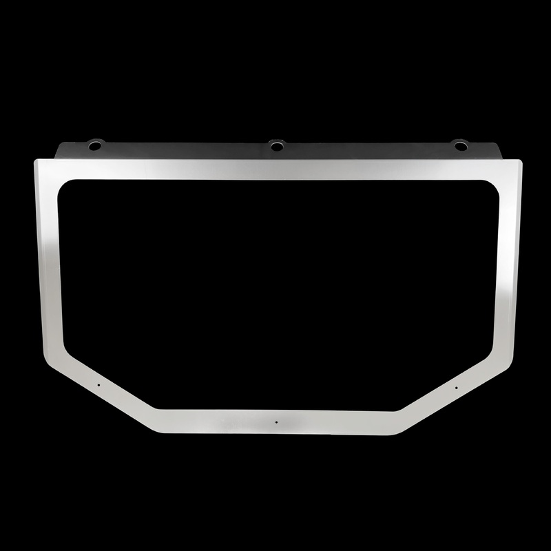 X3-Max Windshield Frame|Raw Aluminum|Black