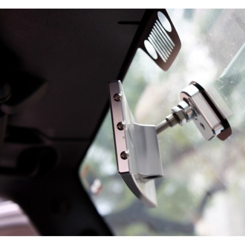 9 Wide Panoramic Rearview Mirror  Auto Windsheld Mount