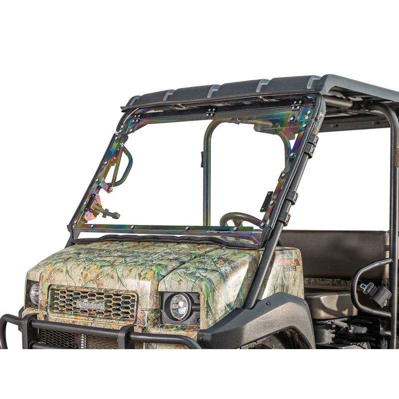 Kawasaki Mule 4000/4010 Scratch-Resistant Flip Windshield