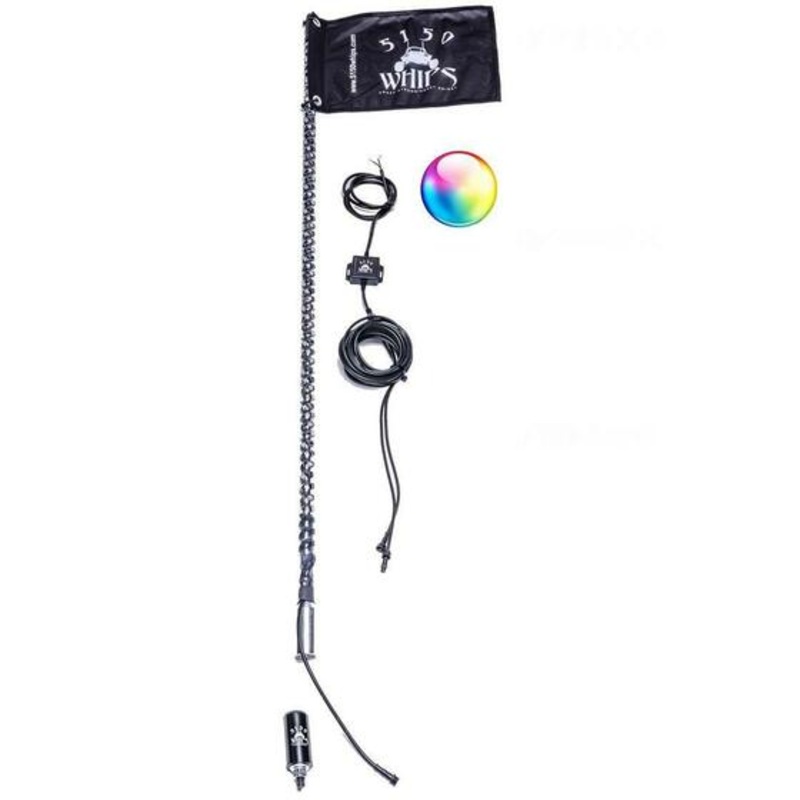 Single 187 LED Whip|1FT|2FT|3FT|4FT|6FT