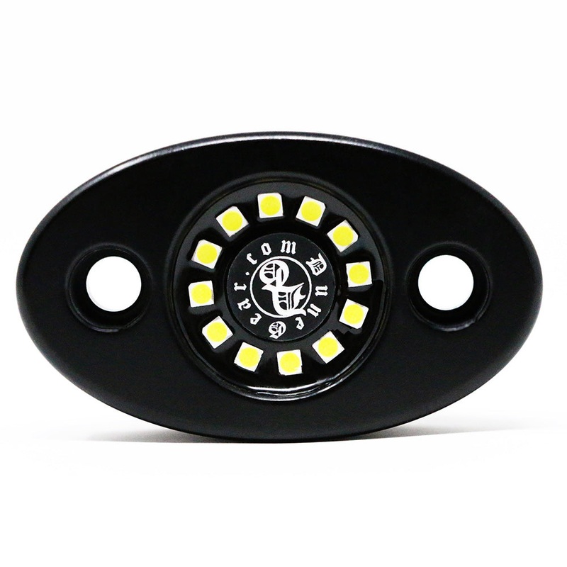 Halo Billet Rock / Dome Light|Amber|Blue|Green|Purple|Red|Teal/Aqua|White|1.750 Radius|Flat