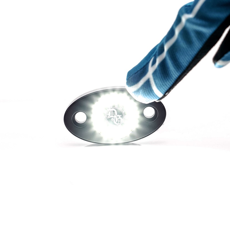 Touch Activated Dome Light|1.750 Radius|Flat|Amber|Blue|Green|Purple|Red|Teal/Aqua|White
