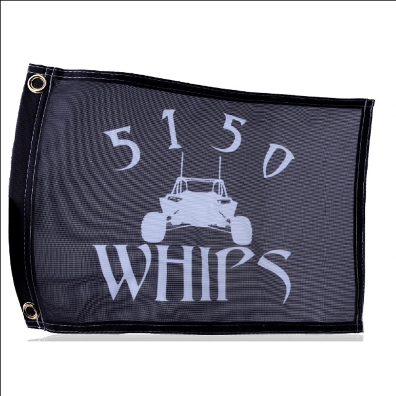 5150 Whips Flag 10X15|Black|Orange|American Flag