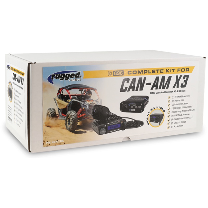 Rugged Radios Can-Am (Dash Mount) UTV KIT