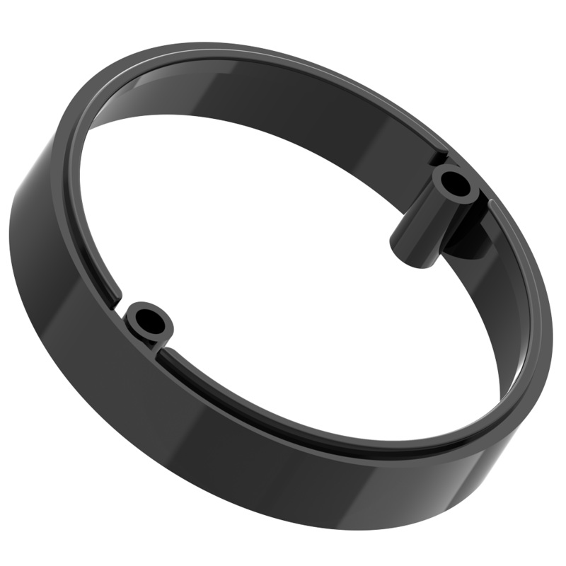 VCAP1 Cap Riser|Satin Black|Gloss Black