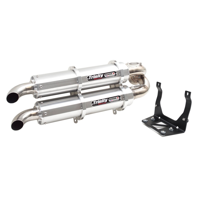 MAVERICK X3 SLIP ON EXHAUST|Brushed|Black|Cerakote w/ Stainless Y-Pipe