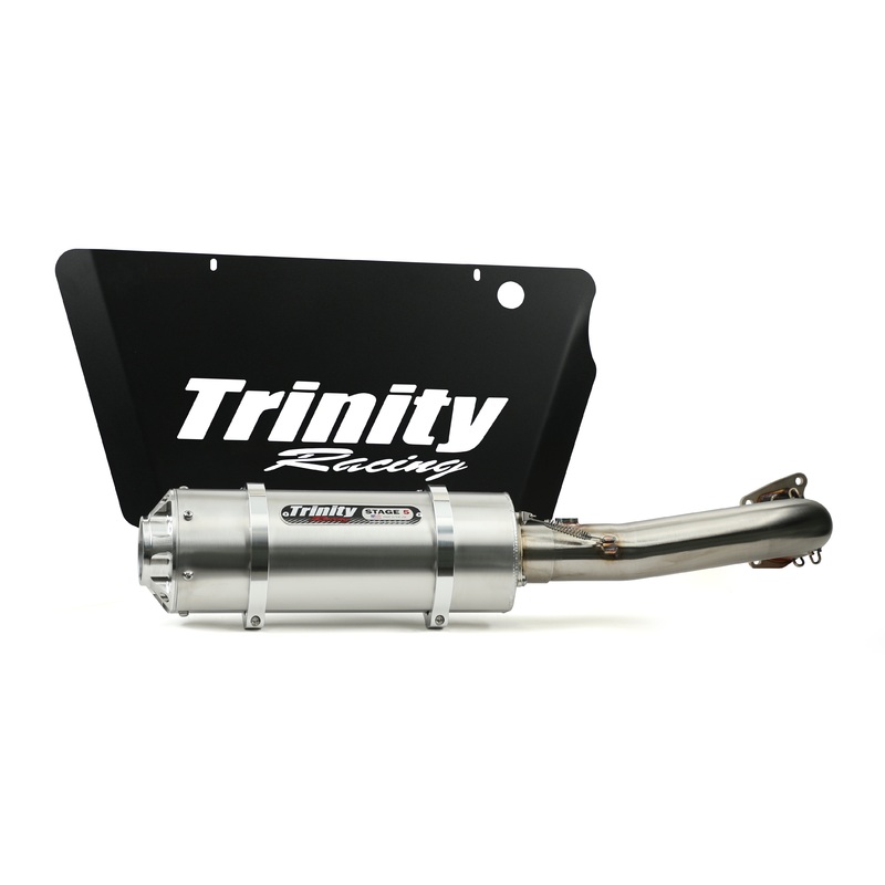 RZR TURBO STINGER EXHAUST|Brushed