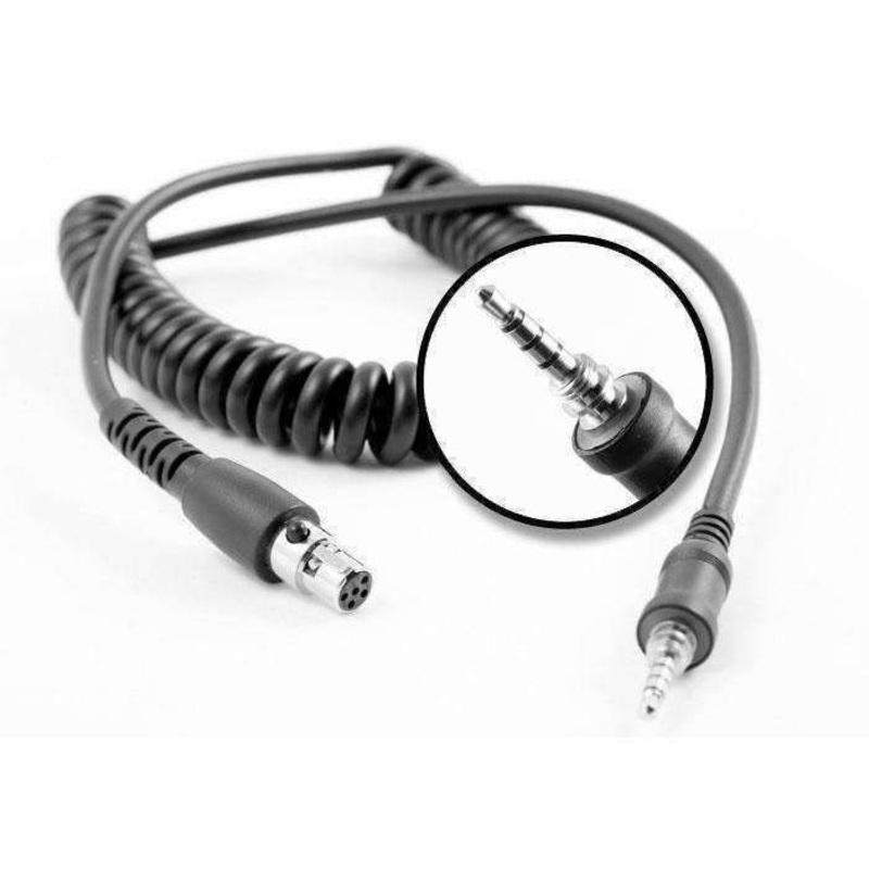 Standard Horizon HX Series Handheld Radio – Headset Coil Cord