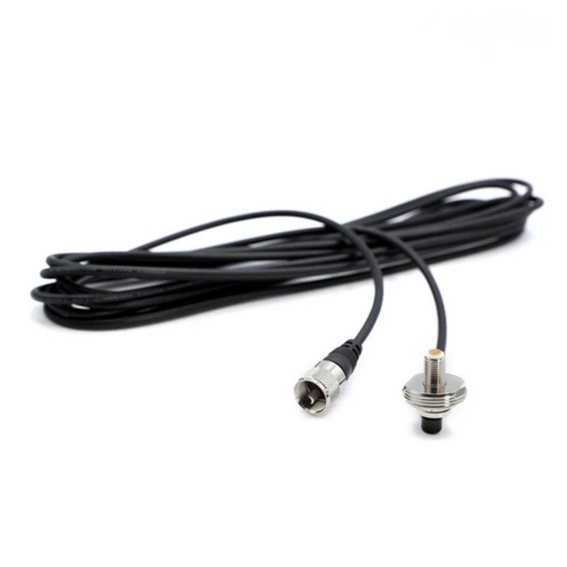 17′ Ft. Antenna Coax Cable with 3/8 NMO (TM) Thick Mount