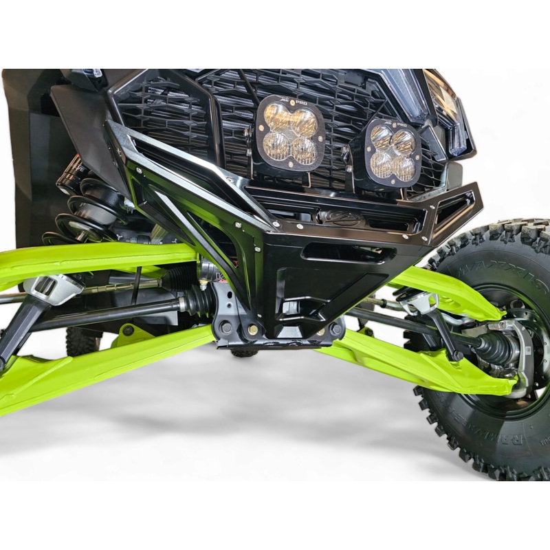 2022-2025 Polaris RZR Pro R/ Turbo R Machined Billet Front Winch Bumper (Black Anodize)