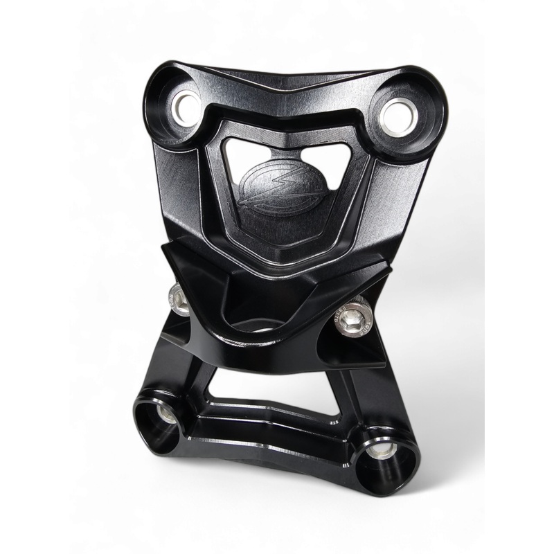 2022-2025 Polaris RZR Turbo R/Pro R Radius Rod Plate with Tow Hook Black