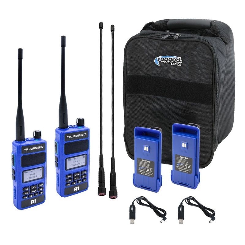 Rugged Ready Pack With R1 Handheld  – Digital and Analog Business Band