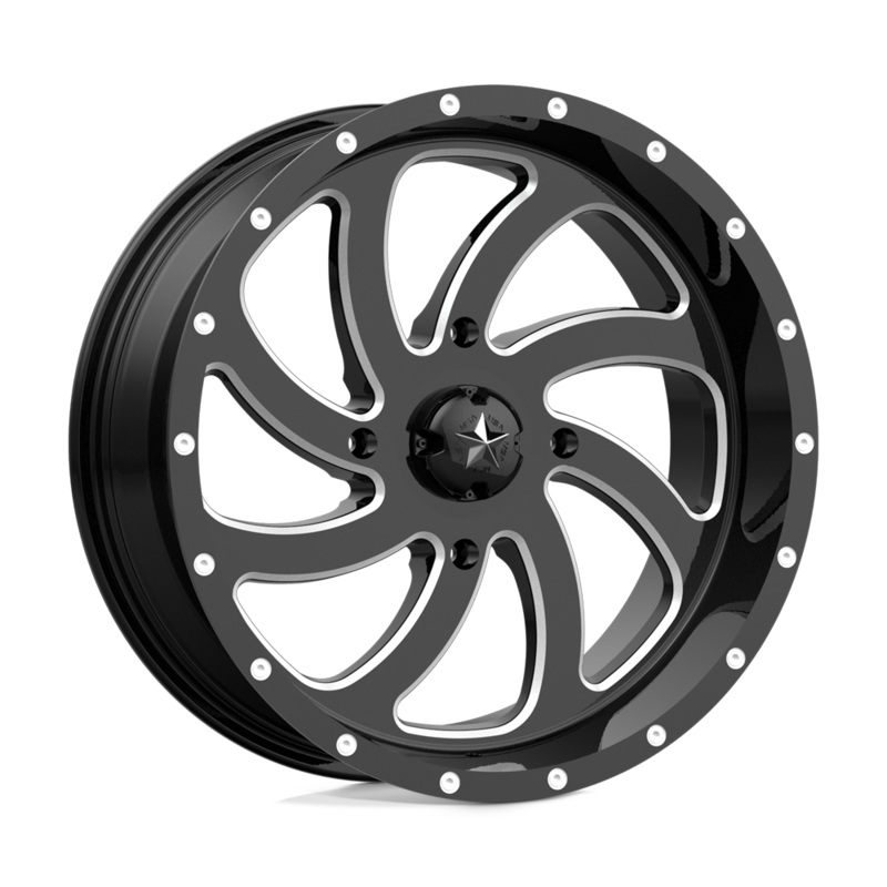 MSA Offroad Wheels Switch|Gloss Black Milled|Machined Gloss Black|Brushed Titanium|4X137|4X156