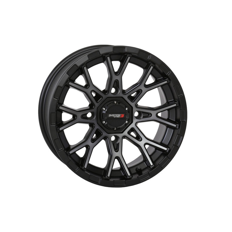 SYSTEM 3 ST6 WHEEL|12X7 2+5 (-47MM) 4/110 GLOSS BLACK/MACHINED|12X7 4+3 (+10MM) 4/110 GLOSS BLACK/MACHINED|14X7 4+3 (+10MM) 4/156 GLOSS BLACK/MACHINED|14X7 4+3 (+10MM) 4/137 GLOSS BLACK/MACHINED|12X7 2+5 (-47MM) 4/110 MATTE DARK TINT|12X7 4+3 (+10MM) 4/11