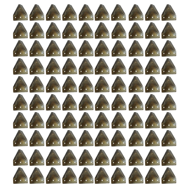 Qty 100: Grain Head Sickle Section Tooth Fits Ford/New Holland Replaces 112074A1