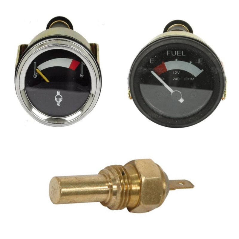 1877731M92 Water Temp Gauge, Sender Switch & Fuel Gauge Fits Perkins