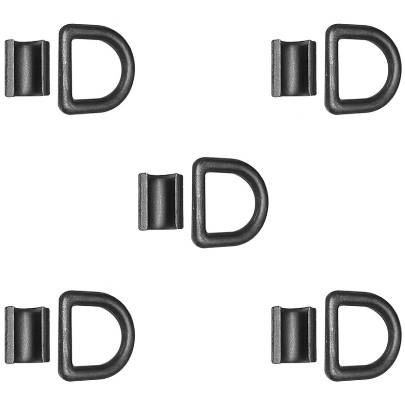 Five Pack of 1/2 Bolt-on D-Rings Strap/Rope/Chain Tie Down Car Truck