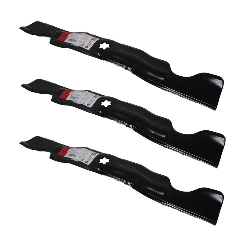 (3) Replacement Blades Fits Cub Cadet 50 Decks, 742-04053 942-04053C RZT 50 LTX