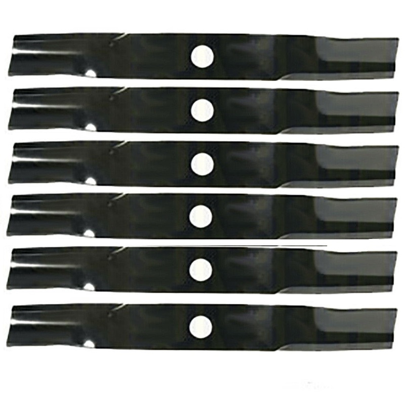 6 New XHT Heavy Duty Blades 54 Decks Fits Kubota K5619-34350 K535199040 RCK54GR