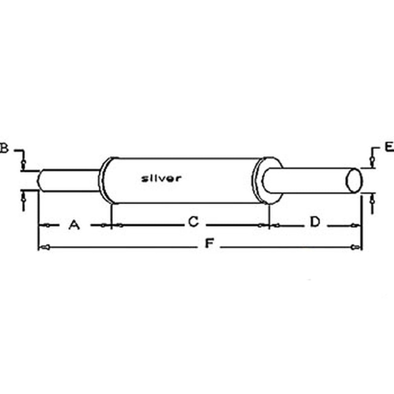 Muffler Vertical Fitting  mm: 48mm,Overall length: 927mm,Muffler  mm