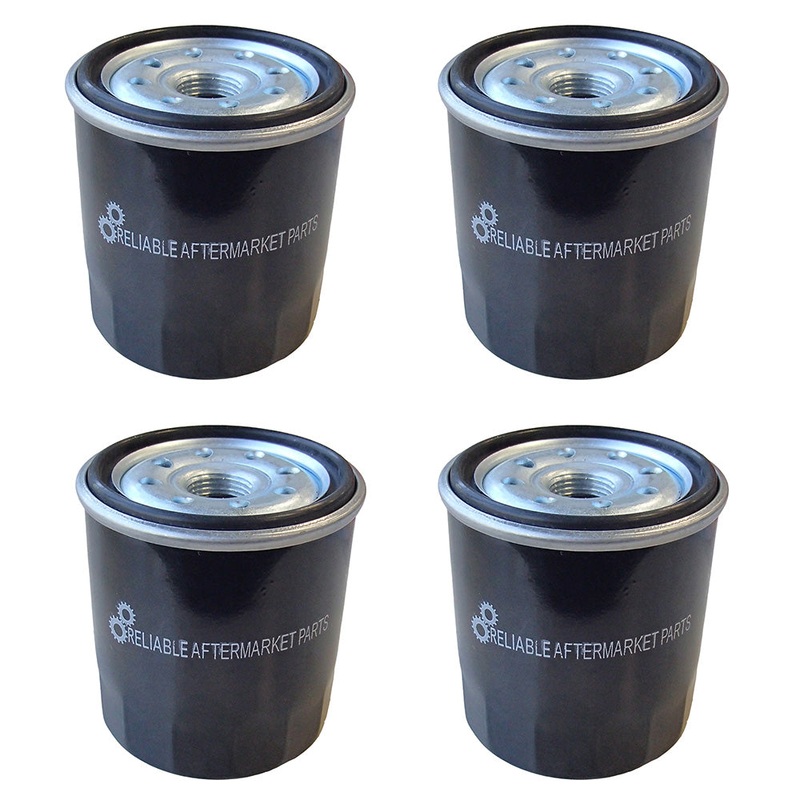 Set of 4 Oil Filters Fits Bobcat Skid Steer Loader 440B 632 642 732 772