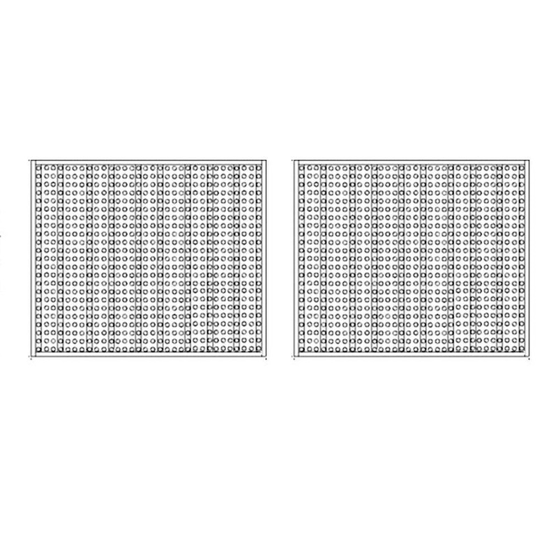 Qty 2: Universal Side Screen Fits John Deere Replaces AL60648