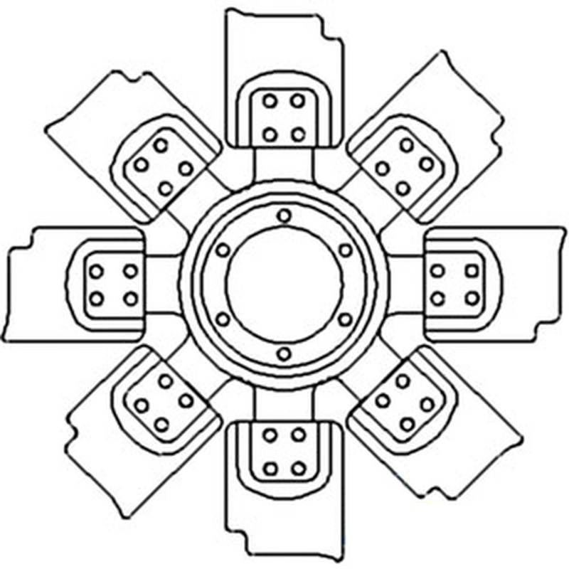 Fan AR94950 Fits John Deere 4050 4055 4250 4255 4450 4455