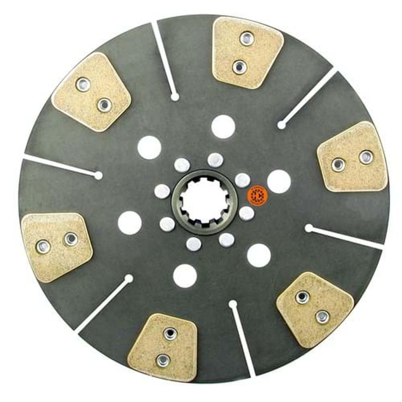 FE550DA 13 Transmission Disc, 6 Pad, w/ 1-3/4 10 Spline Hub – Fits New Holland