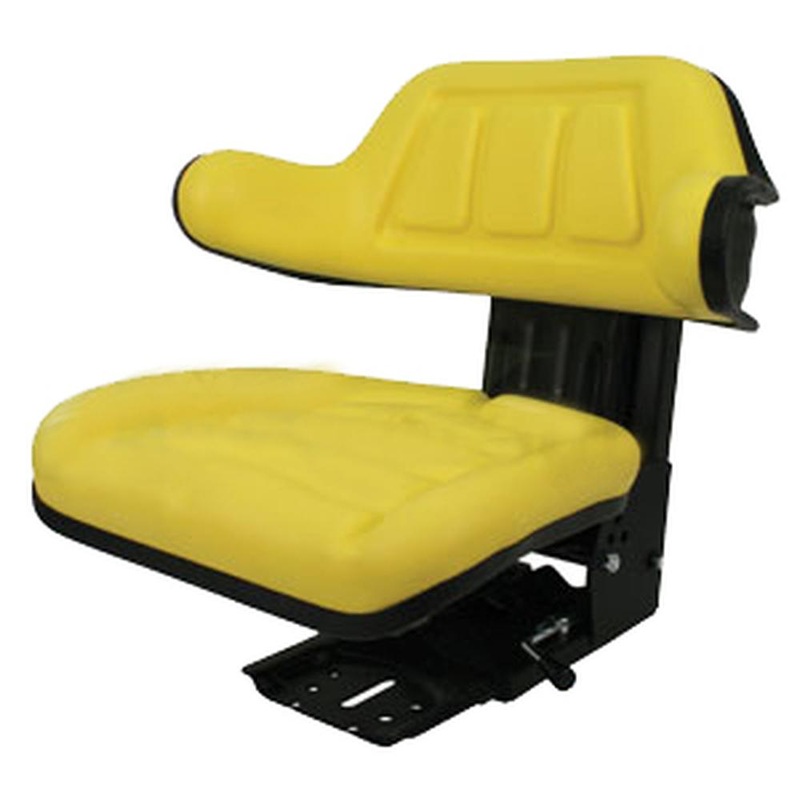 W333YL Universal Yellow Vinyl Seat Fits John Deere Models 1020 1030 1040 820 830